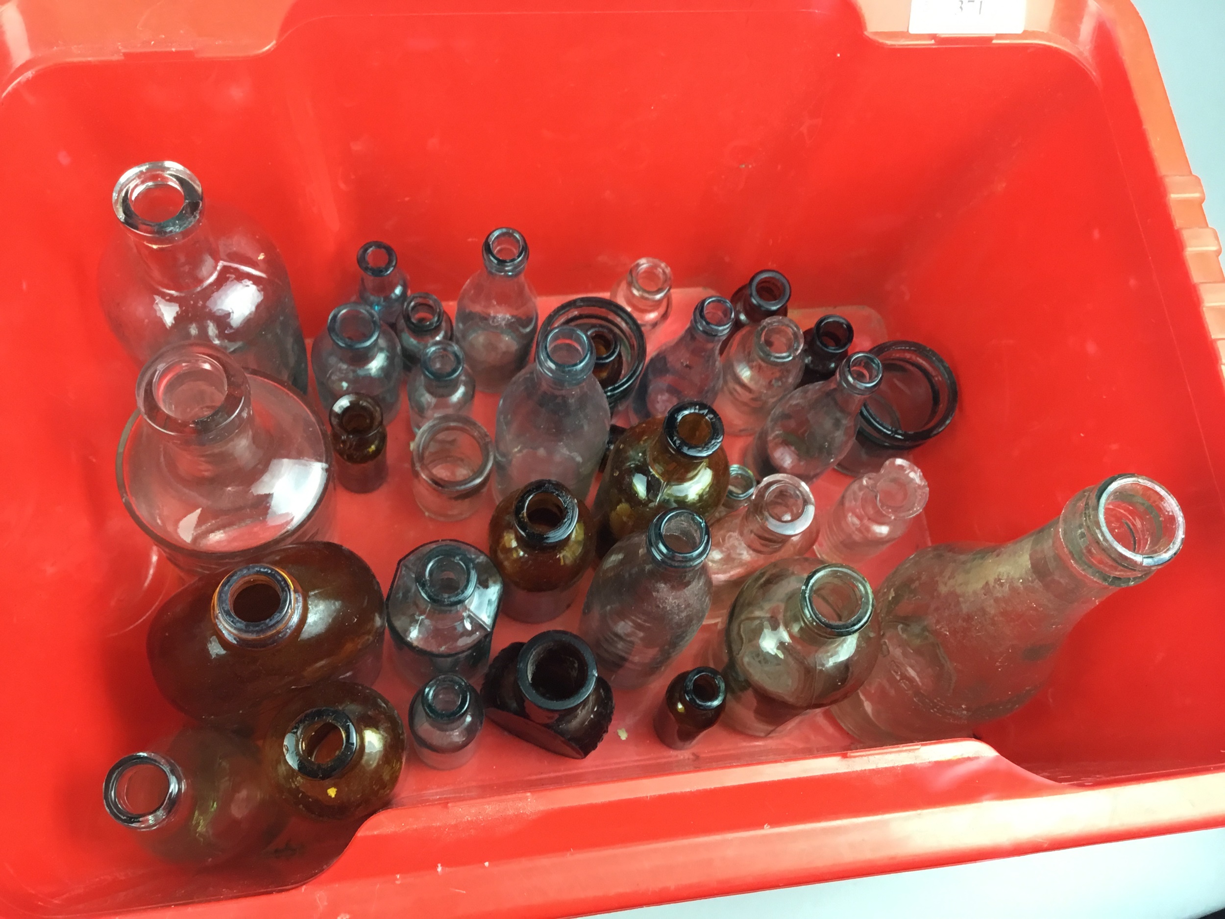 A COLLECTION OF EARLY 20TH CENTURY BEER AND MEDICINE GLASS BOTTLES - Image 2 of 2