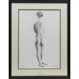NUDE STUDY, A PRINT BY LEE STEWART