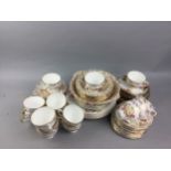 A ROYAL STAFFORD BOUQUET PART TEA SERVICE AND OTHER CHINA