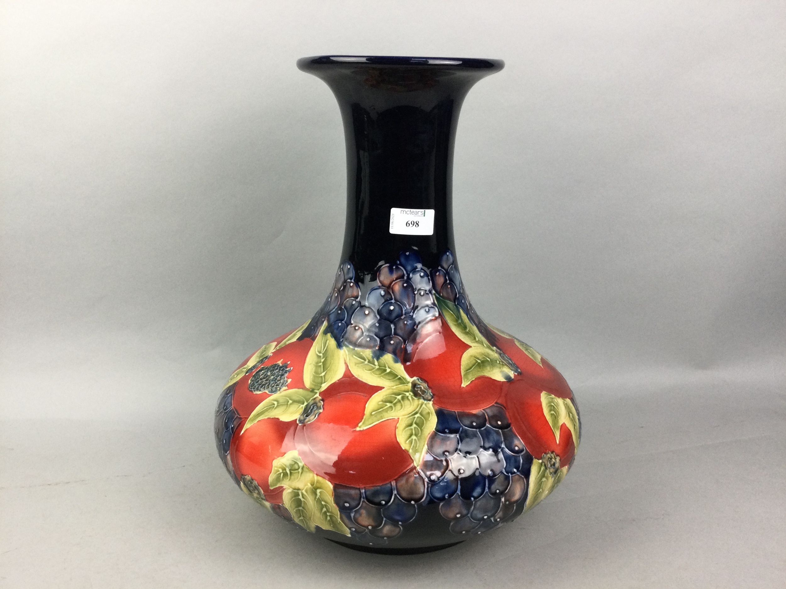 A LARGE STONEWARE VASE