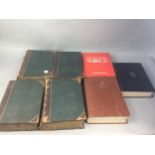 CASTLE’S ILLUSTRATED HISTORY OF ENGLAND, FOUR VOLUMES AND THREE OTHER BOOKS