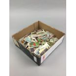 A LOT OF CIGARETTE CARDS