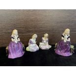 A LOT OF FOUR ROYAL DOULTON FIGURES