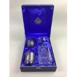 GLASGOW INTEREST - BOXED GLENCAIRN CRYSTAL DECANTER SET