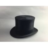 AN EARLY 20TH CENTURY TOP HAT