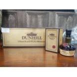 DUNHILL OLD MASTER 5 FINEST SCOTCH WHISKY MINIATURES