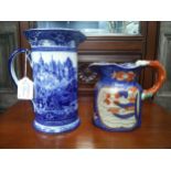 A ROYAL DOULTON JUG AND ANOTHER