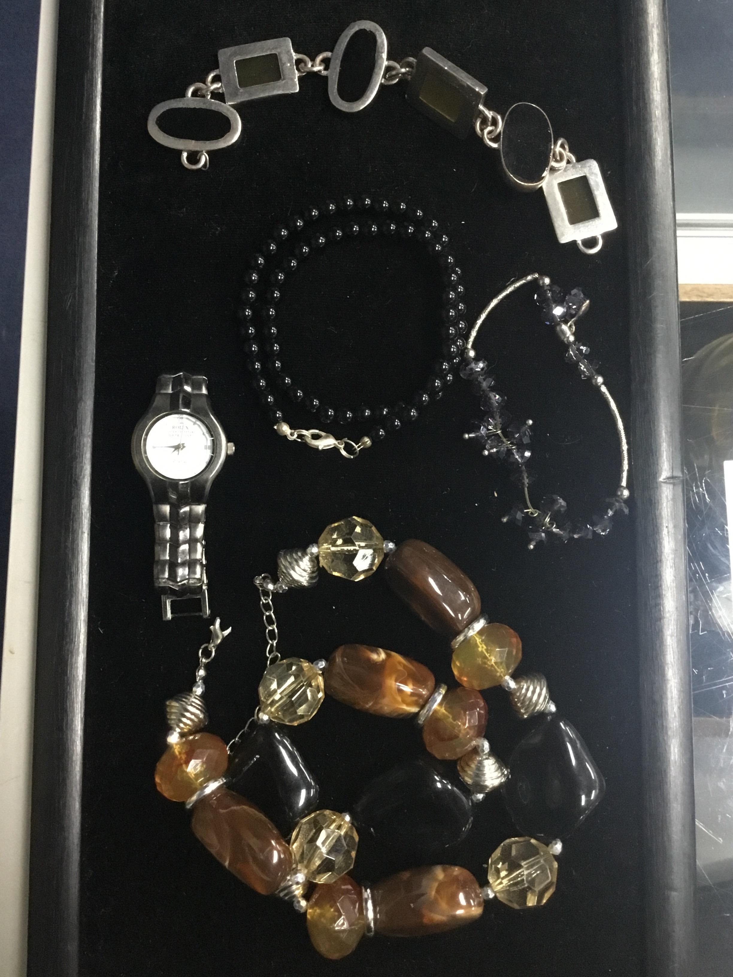 A LOT OF COSTUME JEWELLERY