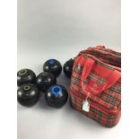 A LOT OF EIGHT LAWN BOWLS