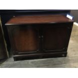 A MAHOGANY SIDEBOARD