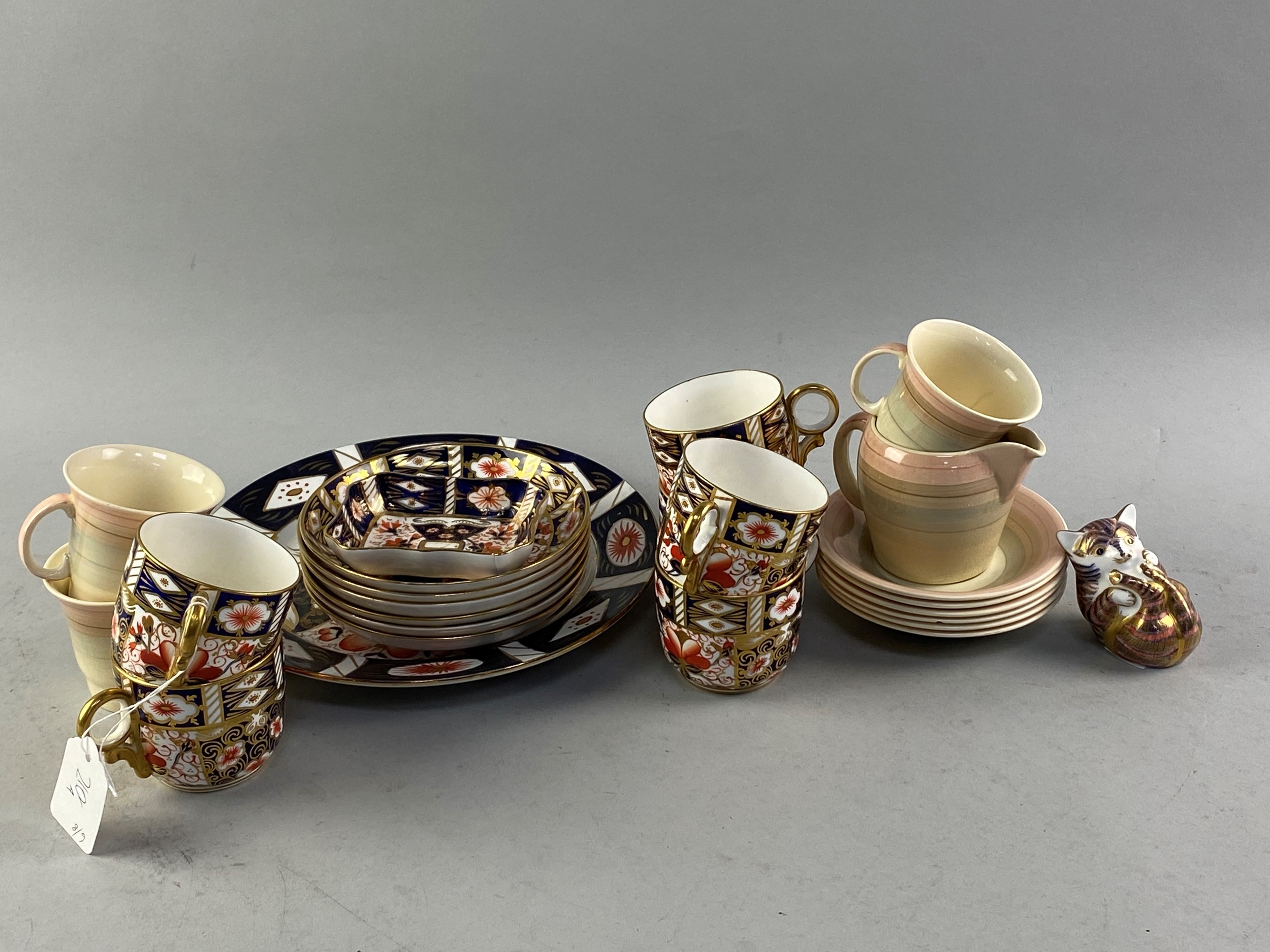 A ROYAL CROWN DERBY IMARI COFFEE SERVICE ALONG WITH A PART SUSIE COOPER TEA SERVICE