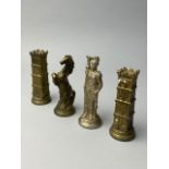 AN ITALIAN FIGURAL CHESS PIECES