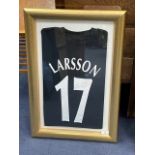 A 'LARSSON 17' TOP AND A PRINT