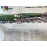 A BRITISH RAILWAYS 92220 EVENING STAR PRINT AND OTHER PRINTS