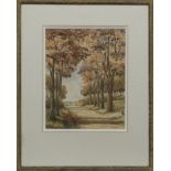 AUTUMN, A WATERCOLOUR BY WILFRED CRAWFORD APPLEBY