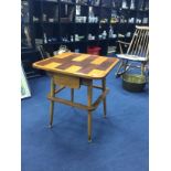 A MID-CENTURY SQUARE OCCASIOANL TABLE