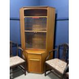 A RETRO CORNER CABINET