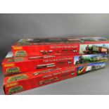 A LOT OF HORNBY TRAIN SETS