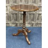 A VICTORIAN CIRCULAR TRIPOD TABLE