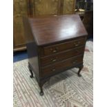 A MAHOGANY BUREAU