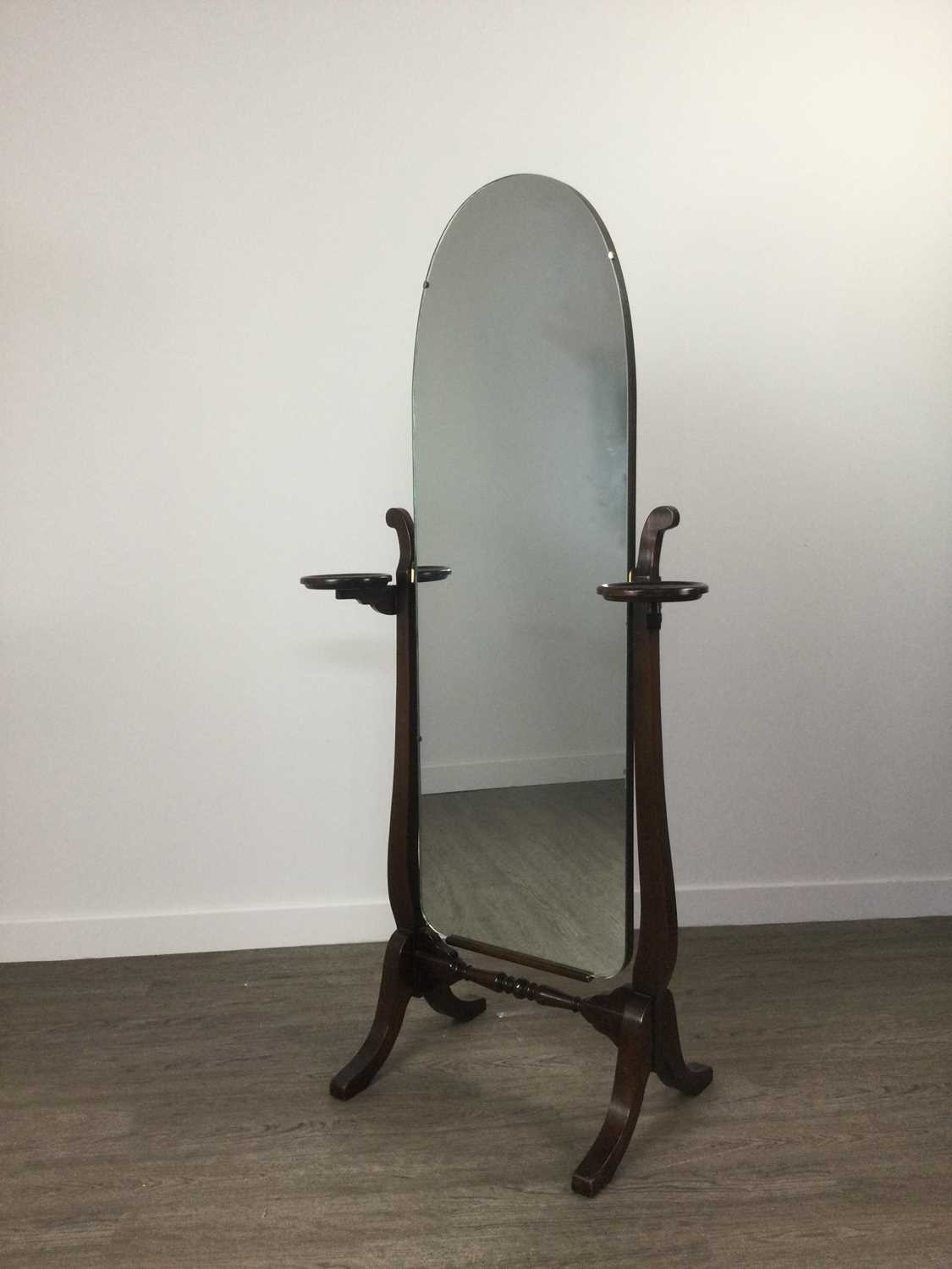 A CHEVAL DRESSING MIRROR
