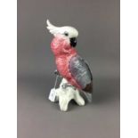 A BESWICK FIGURE OF A PARROT