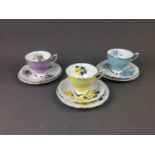 A ROYAL STANDARD HARLEQUIN TEA SERVICE