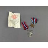 A TWO WWII SERVICE MEDALS