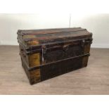 A LATE 19TH CENTURY CABIN TRUNK