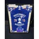 A FRAMED INVERNESS CALEY T-SHIRT