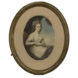 LADY STEWART, A MEZZOTINT BY EDMUND WARDLE