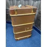 A VINTAGE CABIN TRUNK