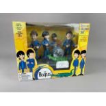 THE BEATLES DELUXE BOXED SET CARTOON FIGURES