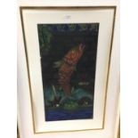 A PAIR OF FRAMED PRINTS OF FISH