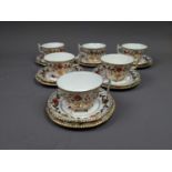 A ROYAL CROWN DERBY HALF TEA SERVICE