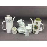 A ROYAL STAFFORD 'DEMURE' COFFEE SERVICE AND OTHER TEA WARE