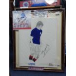 A FRAMED SKETCH OF JOHN GREIG