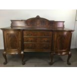 A MAHOGANY SIDEBOARD OF CHIPPENDALE DESIGN