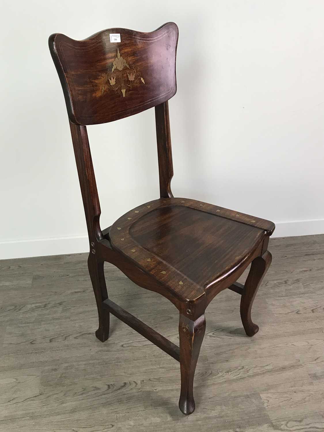 AN EASTERN HARDWOOD SIDE CHAIR