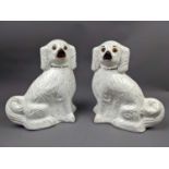 A PAIR OF VICTORIAN WALLY DOGS