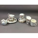 A QUEEN ANNE 'CHINESE TREE' PATTERN TEA SERVICE AND OTHER TEA WARE