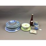 A COLLECTION OF BLUE AND WHITE CERAMICS