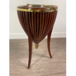 A MAHOGANY JARDINIERE