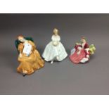 A COLLECTION OF SEVEN ROYAL DOULTON FIGURES