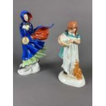 A LOT OF FIVE ROYAL DOULTON FIGURES