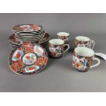 A JAPANESE IMARI PART COFFEE SERVICE