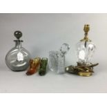 A LOT OF WATERFORD CRYSTAL AND OTHER GLASS WARE