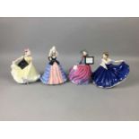 A COLLECTION OF SIX ROYAL DOULTON FIGURES