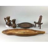 A COLLECTION OF TREEN AND OTHER ITEMS