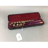 A FLUTE IN FITTED CASE